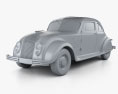 Chrysler Imperial Airflow 1934 3D модель clay render
