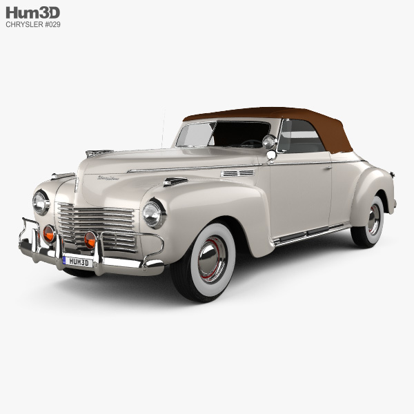 Chrysler New Yorker Highlander 1940 3D模型