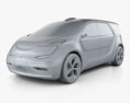 Chrysler Portal 2020 3d model clay render
