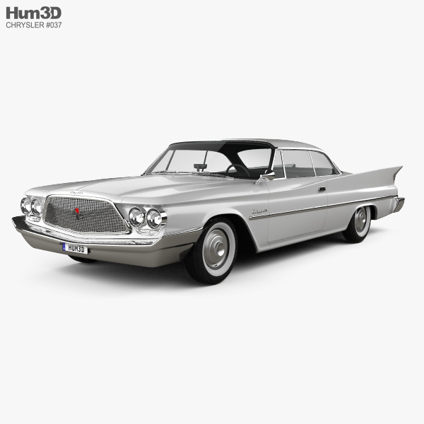 Chrysler Saratoga hardtop купе 1960 3D модель
