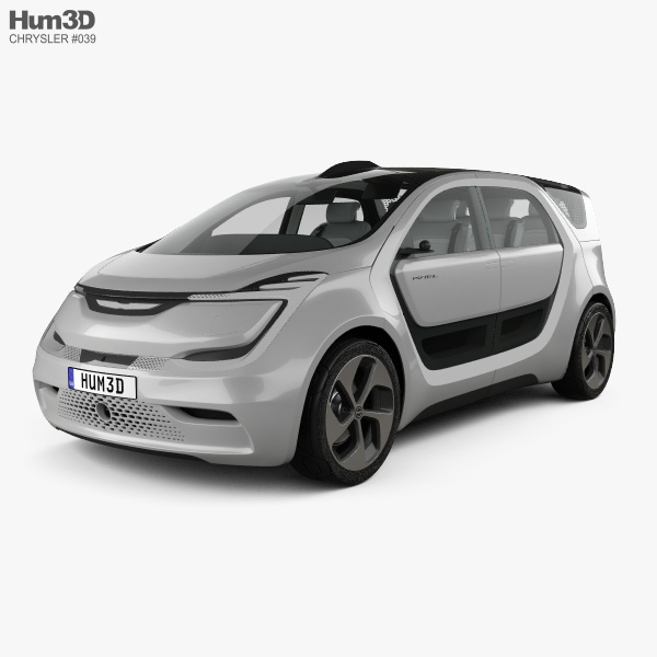 Chrysler Portal with HQ interior 2020 3D model