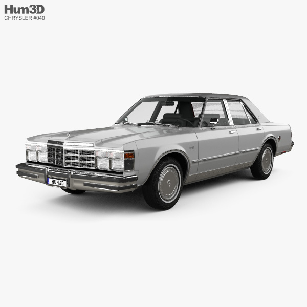 Chrysler LeBaron Medallion sedan 1978 3D model