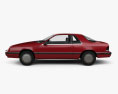 Chrysler LeBaron coupé 1987 3D-Modell Seitenansicht