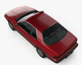 Chrysler LeBaron coupe 1987 3D模型 顶视图