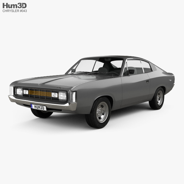 Chrysler Valiant Charger RT 1971 3D модель