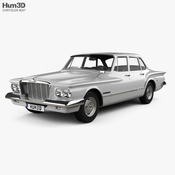 Chrysler Valiant sedan 1962 3D model