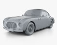 Cisitalia 202 HQインテリアと 1946 3Dモデル clay render