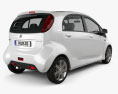 Citroen C-zero 2014 3d model back view