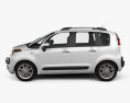 Citroen C3 Picasso 2014 3Dモデル side view
