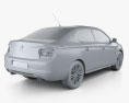 Citroen C-Elysee 세단 2016 3D 모델 