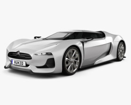 3D model of Citroen GT 2008