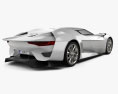 Citroen GT 2008 3d model back view