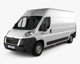 3D model of Citroen Jumper Panel Van 2014