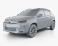 Citroen C-XR 2014 3d model clay render