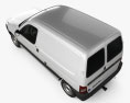 Citroen Berlingo Van 2013 3D模型 顶视图