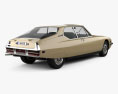 Citroen SM 1970 3d model back view