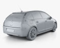 Citroen C4 掀背车 2008 3D模型
