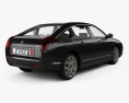 Citroen C6 2012 3d model back view