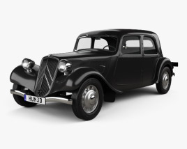 Citroen Traction Avant 1934 3D model