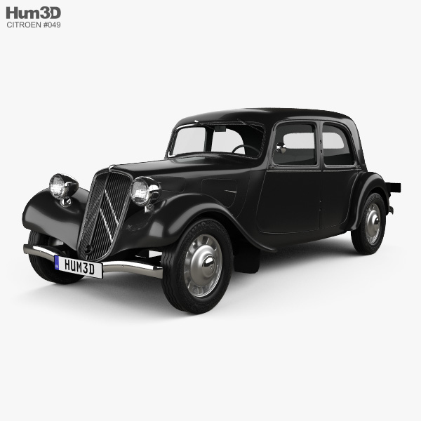 Citroen Traction Avant 1934 3D model