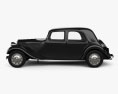 Citroen Traction Avant 1934 3D-Modell Seitenansicht