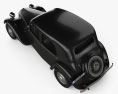 Citroen Traction Avant 1934 3D-Modell Draufsicht