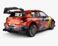 Citroen C3 WRC 2022 3d model back view