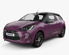 Citroen DS3 convertible 2016 3D model
