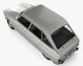 Citroen Ami 8 1969 3d model top view
