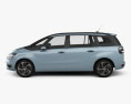 Citroen C4 Grand Picasso 2016 3d model side view