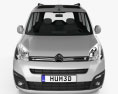 Citroen Berlingo Multispace 2018 3D-Modell Vorderansicht