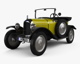 Citroen 5CV (C2) Torpedo 1924 3D model