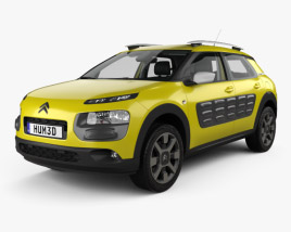 Citroen C4 Cactus with HQ interior 2018 3D model