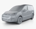 Citroen Berlingo Panel Van L1 2018 3D 모델  clay render