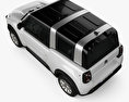 Citroen E-Mehari 2020 3d model top view