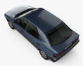 Citroen Xantia 掀背车 1994 3D模型 顶视图