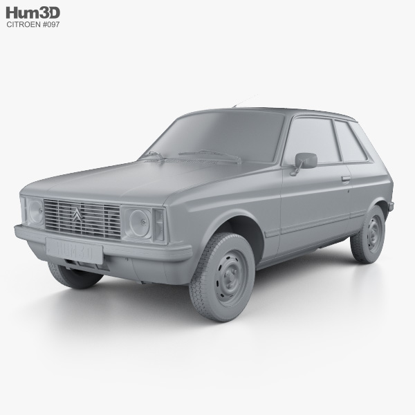 Citroen LN 1976 3D model - Vehicles on Hum3D