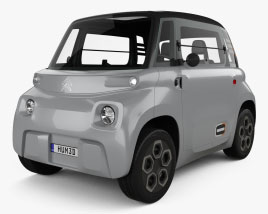 Citroen Ami with HQ interior 2021 3D model