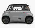 Citroen Ami with HQ interior 2021 3d model side view