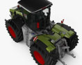 Claas Xerion 5000 Trac VC 2014 3d model top view