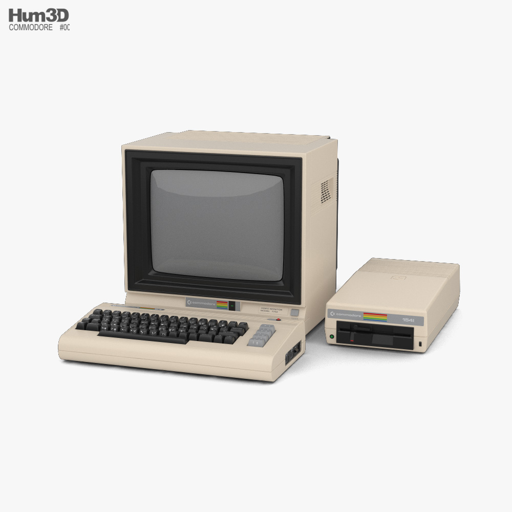 Commodore 64 3D-Modell