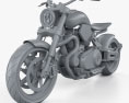 Confederate X132 Hellcat Speedster 2015 3D模型 clay render