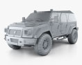 Conquest Knight XV 2014 3D模型 clay render