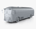 Crown Supercoach Автобус 1977 3D модель clay render