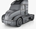 Cummins AEOS electric Tractor Truck 2020 3d model wire render