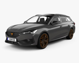 Cupra Leon sportstourer 2022 3D model