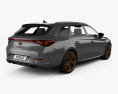 Cupra Leon sportstourer 2022 3D模型 后视图