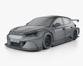 Cupra Leon e-Racer 2022 3Dモデル wire render