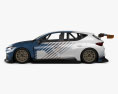 Cupra Leon e-Racer 2022 3D-Modell Seitenansicht