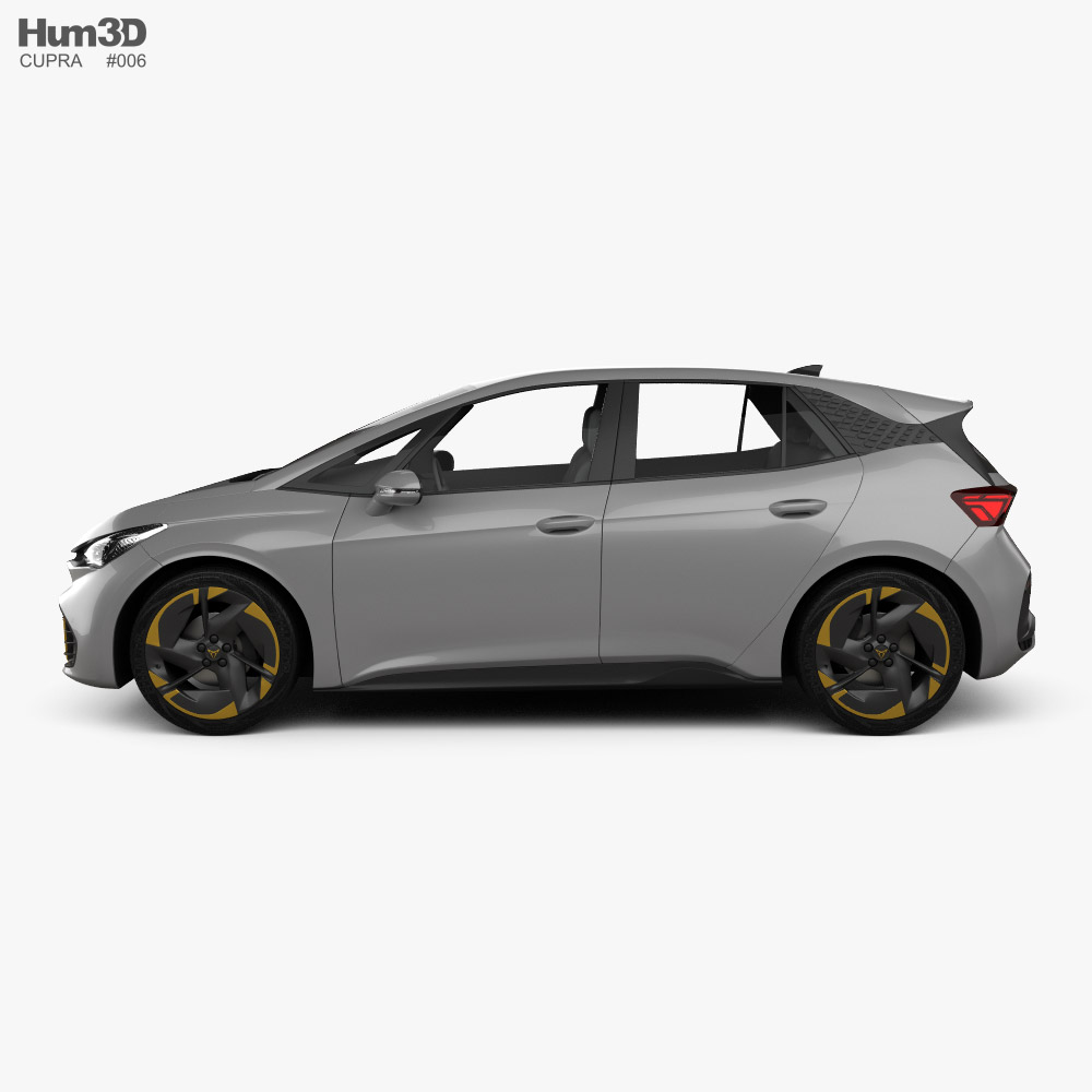 Cupra Born 2022 3D model - Vehicles on Hum3D